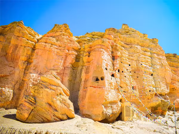 Chooser Caves Upper Mustang Nepal